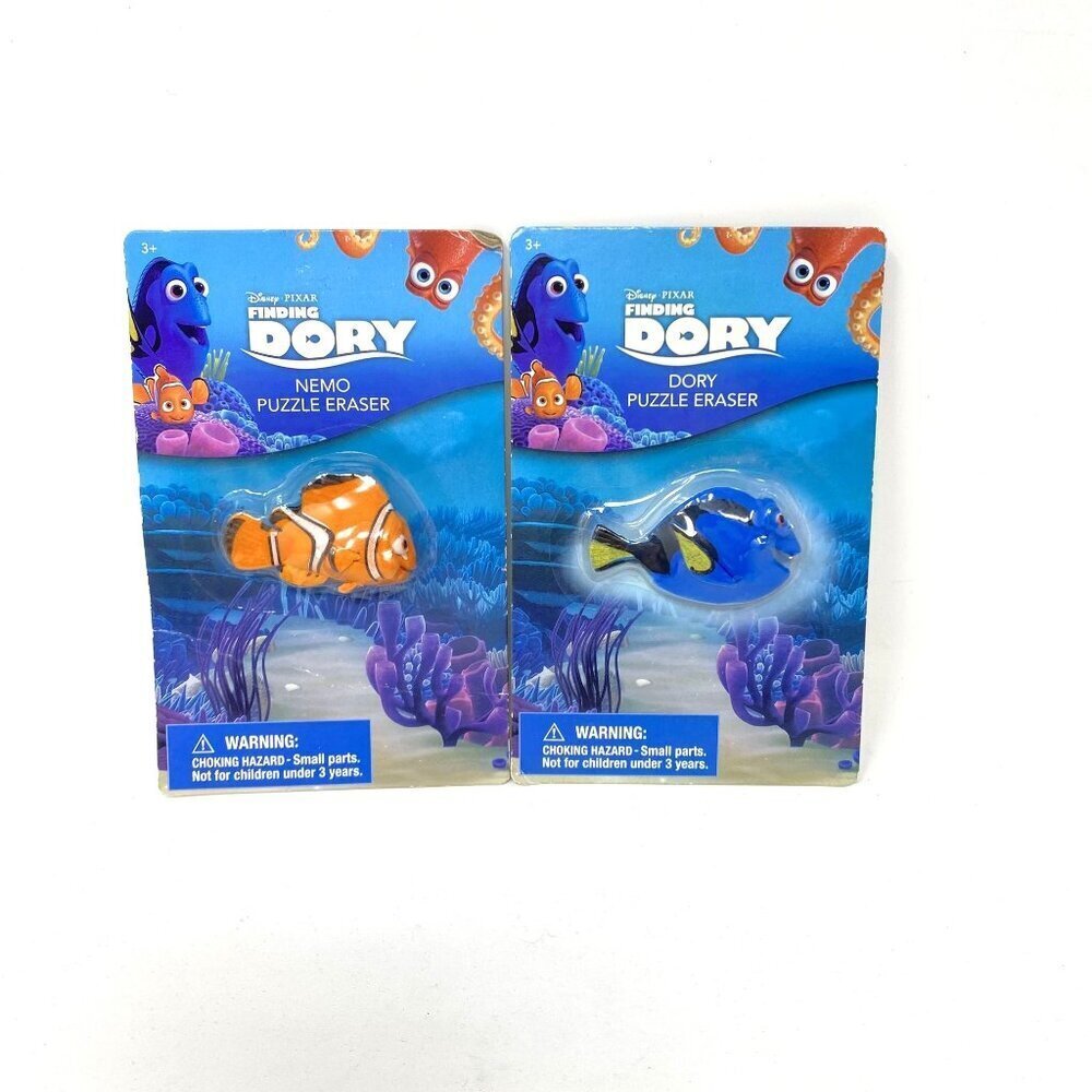 Disney Pixar Finding Dory Puzzle Eraser Nemo And Dory School Supplies